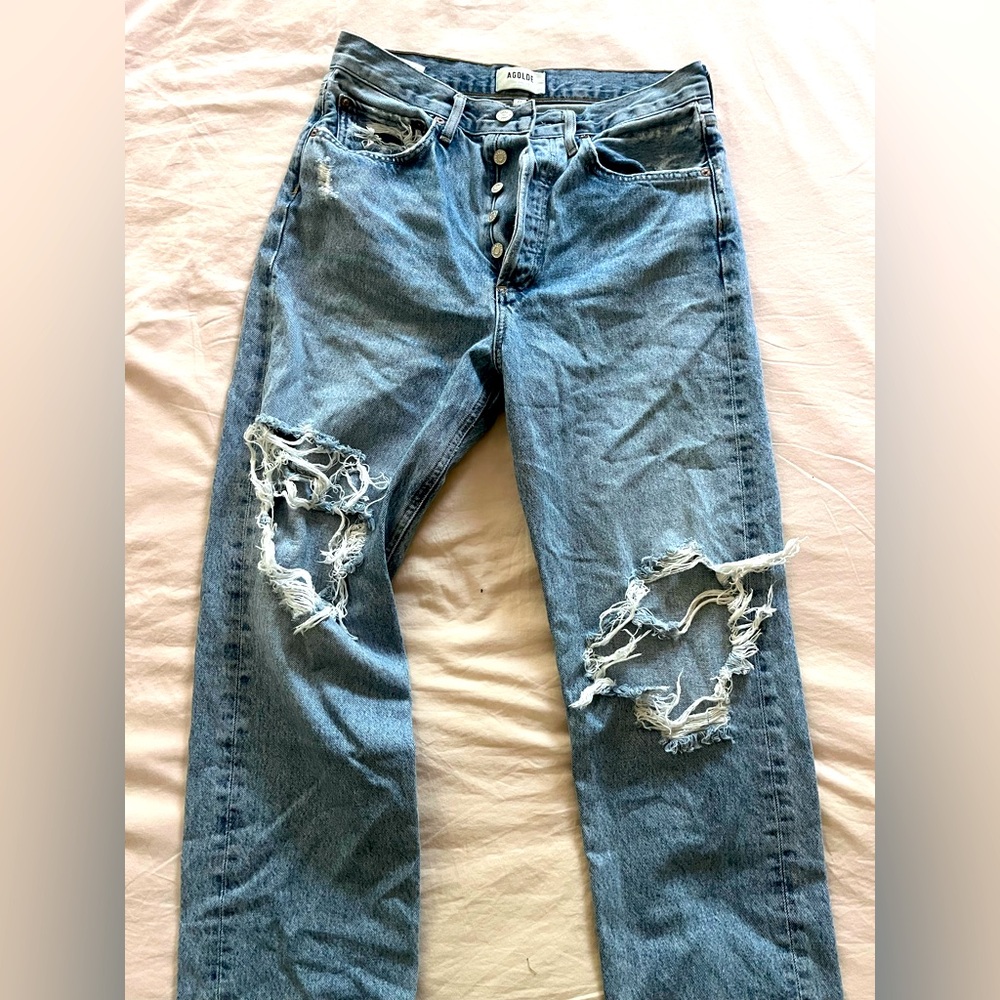 AGOLDE Jeans Womens 27 distress